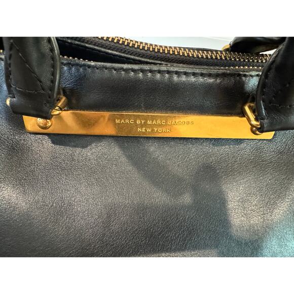 Marc by Marc Jacobs Black Leather “Goodbye Columbus” Satchel - Picture 5 of 10